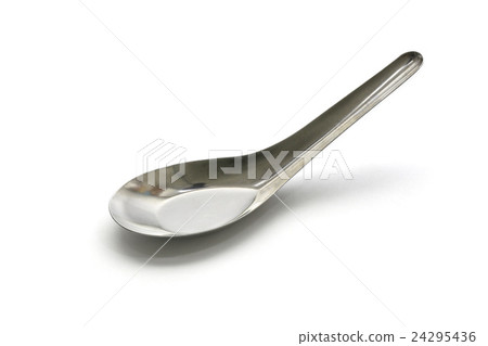 single simple normal spoon isolated on white single simple normal spoon isolated on white 24295436