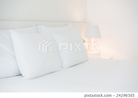 Pillow on bed Pillow on bed 24296385