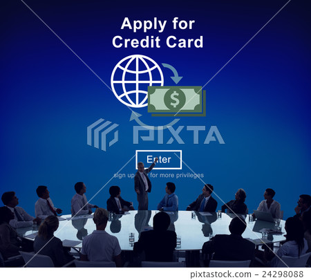 Apply for Credit Card Loan Payment Banking Concept Apply for Credit Card Loan Payment Banking Concept 24298088