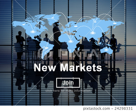 New Markets Commerce Selling Global Business Marketing Concept 24298331