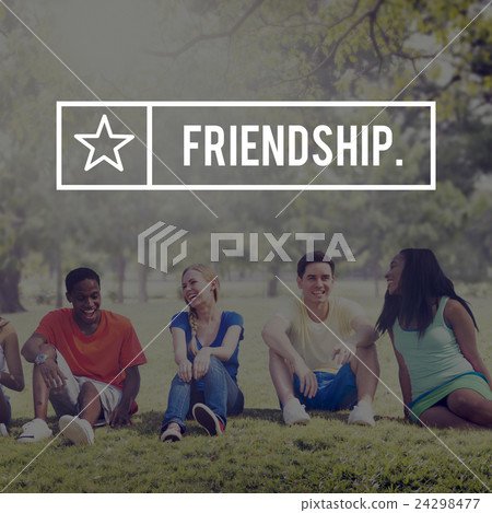 Friends Friendship Friendly Gang Group Concept 24298477