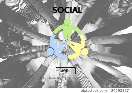 Social Socialize Society Unity Community Global Concept 24298567