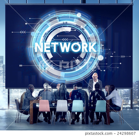 Network Connection System Social Computer Domain Concept Network Connection System Social Computer Domain Concept 24298607