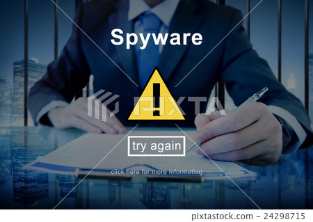 Spyware Virus Firewall Network Security System Concept Spyware Virus Firewall Network Security System Concept 24298715