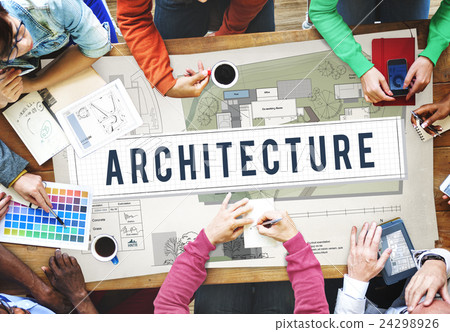 Architecture Construction Design Real Estate Residential Concept 24298926