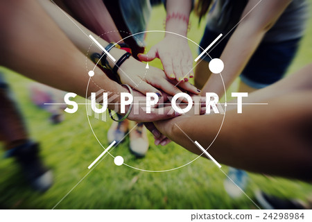 Support Helping Assistance Service Concept Support Helping Assistance Service Concept 24298984