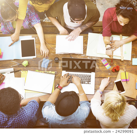 Educational Institution Friend Learning School Concept Educational Institution Friend Learning School Concept 24299091