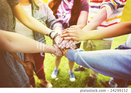 Support Help Collaborate Community Together Concept 24299152