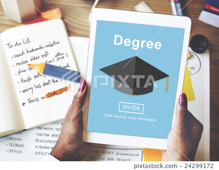 Degree Diploma High School Educational Concept 24299172