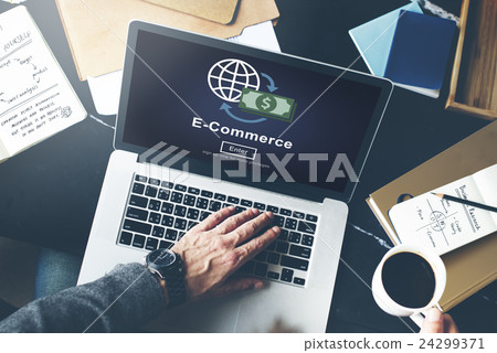 Ecommerce Market Transaction Online Concept 24299371