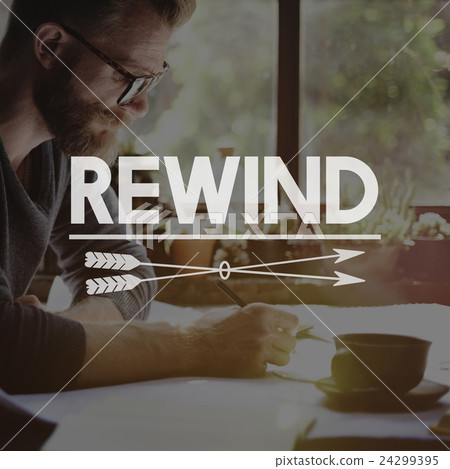 Rewind Replay Restart Recover Concept 24299395