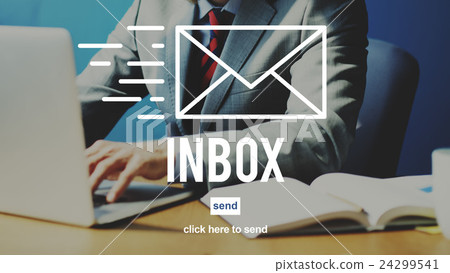 E-mail Correspondence Envelpoe Message Inbox Concept 24299541