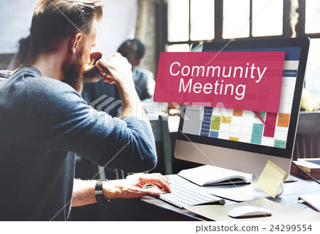 Community Meeting Connection Diversity Unity Concept Community Meeting Connection Diversity Unity Concept 24299554