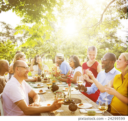 Celebrate Dining Friendship Hapiness Nutrition Concept 24299599