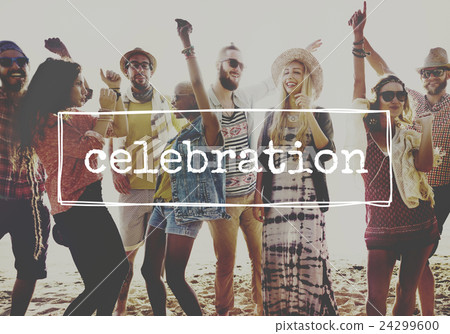 Teenagers Friends Beach Party Happiness Concept Teenagers Friends Beach Party Happiness Concept 24299600