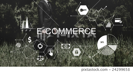 E-commerce Global Business Digital Marketing Concept E-commerce Global Business Digital Marketing Concept 24299658