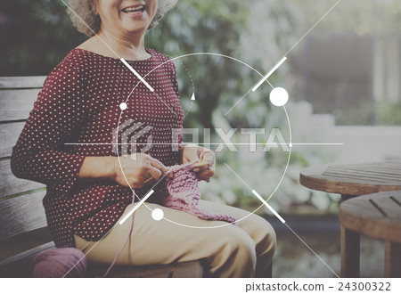Woman Sitting Smiling Icon Symbol Graphic Concept Woman Sitting Smiling Icon Symbol Graphic Concept 24300322