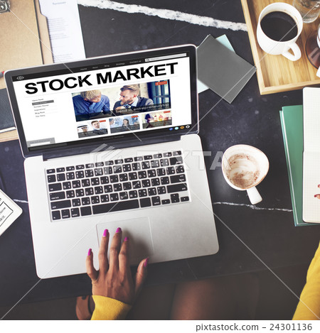 Stock Market Finance Economy BusinessMoney Concept 24301136