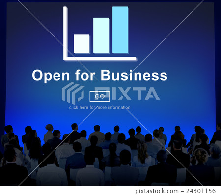 Open for Business Partnership Industry Concept Open for Business Partnership Industry Concept 24301156