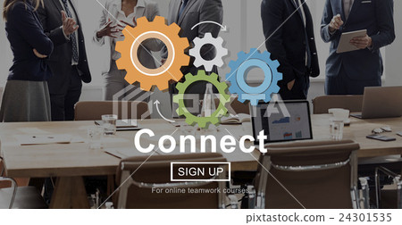Connect Interaction Team Teamwork Concept 24301535