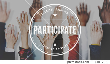 Participate Collaboration Support Involved Concept 24301792