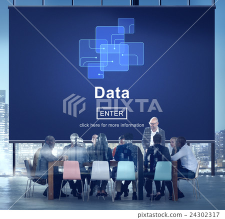 Data Online Technology Internet Concept 24302317