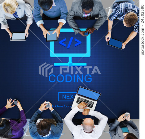 Coding Code Data Process Programming Concept Coding Code Data Process Programming Concept 24302590