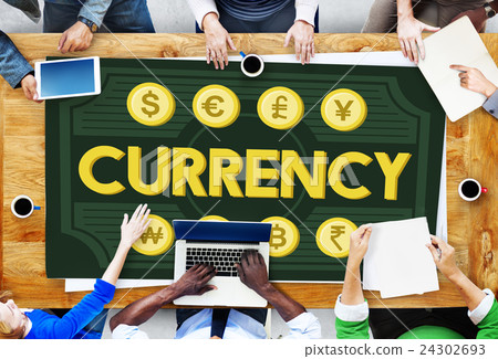 Currency Accounting Economy Icon Banking Concept Currency Accounting Economy Icon Banking Concept 24302693