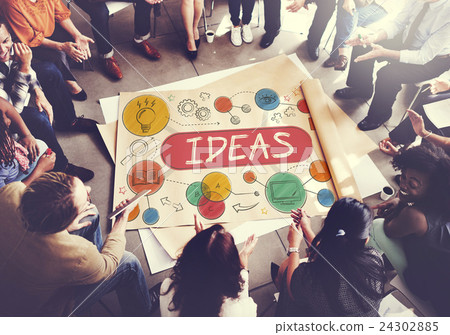 Ideas Mission Imagination Icons Vision Concept 24302885