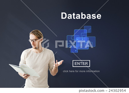 Database Network Technology Enter Concept 24302954