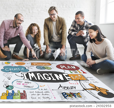 Imagine Imagination Expect Creative Sketch Concept 24302958