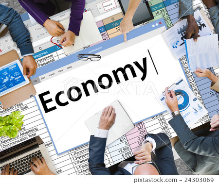 Economy Financial Investment Revenue Banking Concept Economy Financial Investment Revenue Banking Concept 24303069