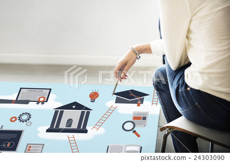 Education Wisdom Learning Study Collaboration Concept 24303090