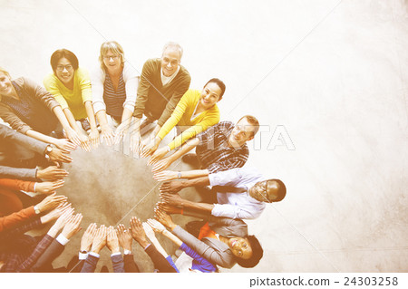 Diverse People Friendship Togetherness Connection Aerial View Concept Diverse People Friendship Togetherness Connection Aerial View Concept 24303258
