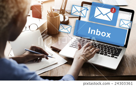 Email Inbox Electronic Communication Graphics Concept 24303361
