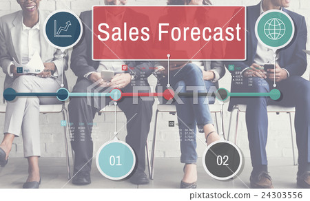 Sales Forecast Planning Strategy Business Concept Sales Forecast Planning Strategy Business Concept 24303556