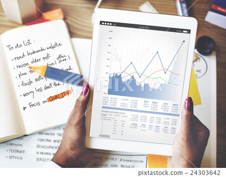 Business Sales Increase Revenue Shares Concept 24303642