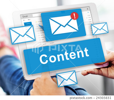 Content Blogging Data Internet Media Sharing Concept Content Blogging Data Internet Media Sharing Concept 24303831