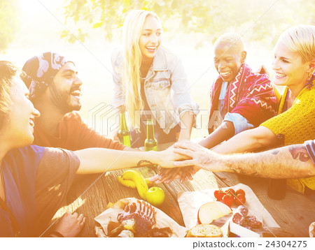 Team Friendship Leisure Vacation Togetherness Fun Concept 24304275