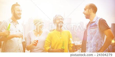 Diverse People Friends Fun Bonding Beach Summer Concept Diverse People Friends Fun Bonding Beach Summer Concept 24304279