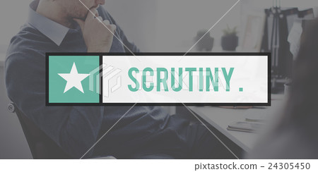 Scrutiny Audit Observe Investigator Magnifier Concept Scrutiny Audit Observe Investigator Magnifier Concept 24305450