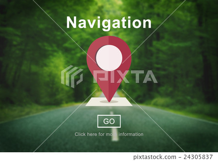 Navigation Position Maps Services Concept Navigation Position Maps Services Concept 24305837