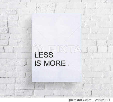 Less is More Minimal Simplicity Easiness Plainness Concept 24305921