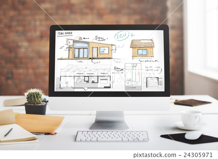 House Layout Floorplan Blueprint Sketch Concept House Layout Floorplan Blueprint Sketch Concept 24305971