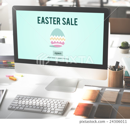 Easter Holiday Celebration Webpage Concept 24306011