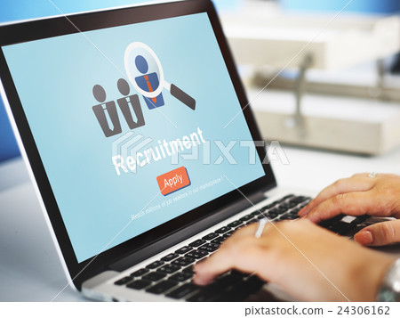 Recruitment Apply Homepage Human Resources Concept 24306162
