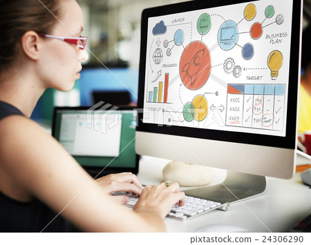 Business Strategy Design Plan Drawing Concept Business Strategy Design Plan Drawing Concept 24306290