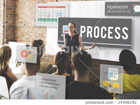 Process Action Business Operation Practice Concept Process Action Business Operation Practice Concept 24306292