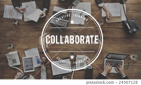Collaborate Group Team Share Interaction Concept 24307128
