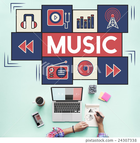 Music Audio Art Instrumental Melody Playing Concept 24307338